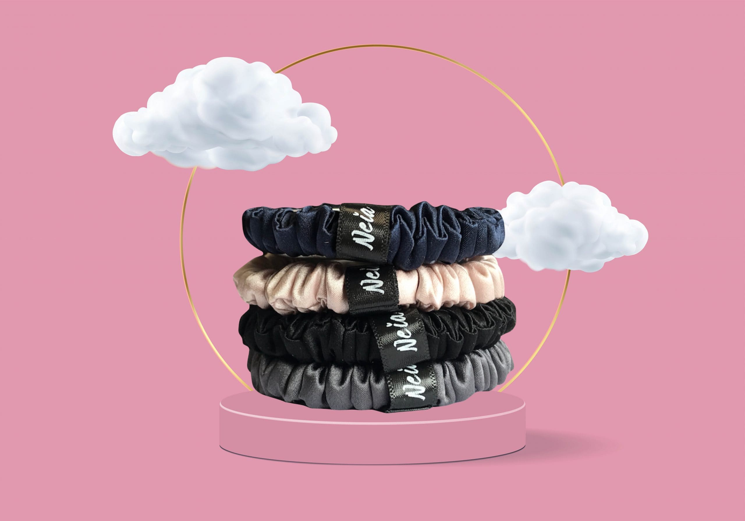 Luxury Silk Scrunchies