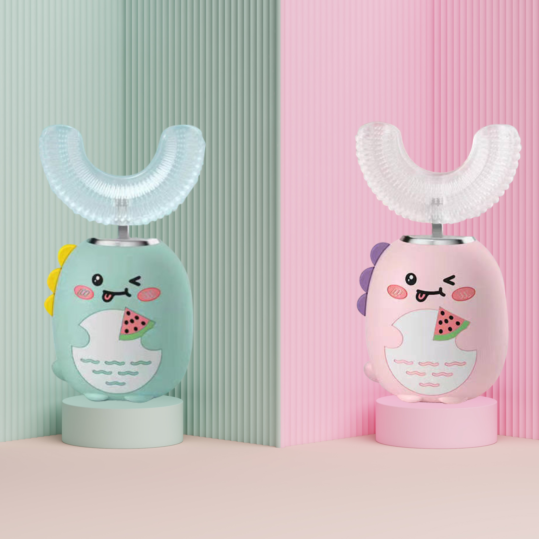 Kids U-shaped electric toothbrush